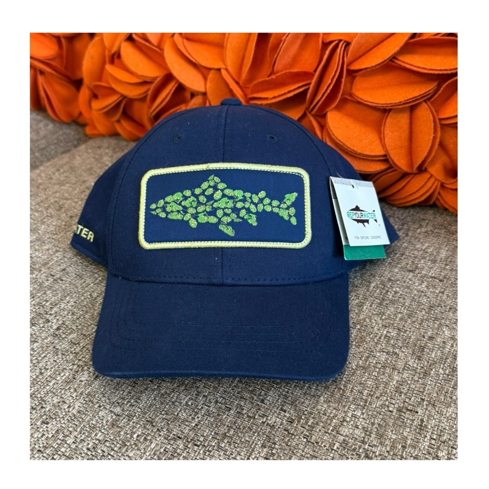 ❗️🆕Rep Your Water Hop Trout Navy Blue Cap❗️